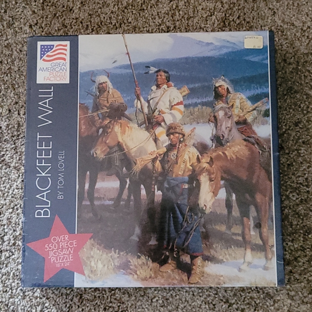 VTG Sealed Blackfeet Wall Great American puzzle